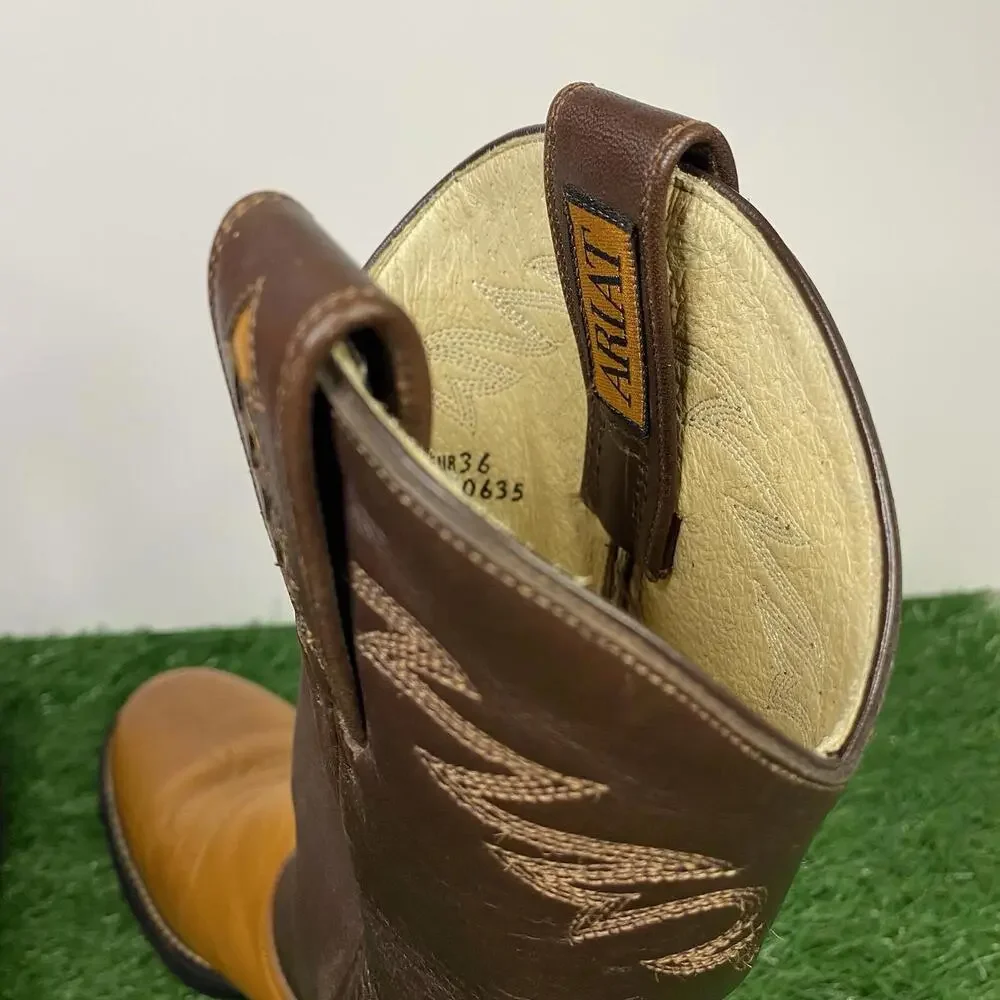 Ariat Women's Size 6 B ATS Pro Brown Leather Western Cowgirl Boots 17140 - Picture 15 of 15